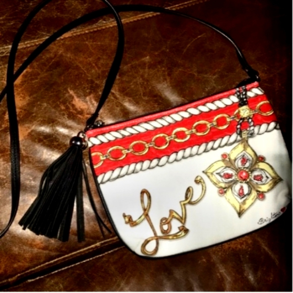 Brighton Bag Canvas “Love” Fringe Tassel Versatile